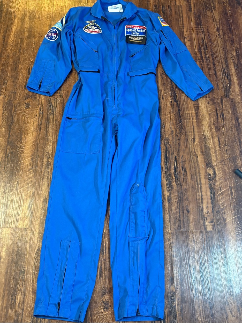Command Wear Coveralls NASA Visitor Center Space & Rocket Patches size small